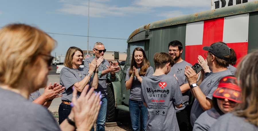 Volunteers Clapping
